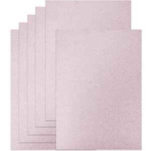 20 Sheets Pink Glitter Cardstock 8.5 x 11 Inches, Heavyweight 250gsm Premium Sparkling Card Stock Paper for Card Making DIY Craft Party Decoration School Student Supplies (Pink)