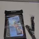 Large Waterproof Phone Pouch Bag - 2 Pack Waterproof Phone Case for iPhone 17 16 15 14 Pro Max Galaxy S25 S24 Ultra, IPX8 Cellphone Water Protector Pouch Beach Essentials Travel Must Haves