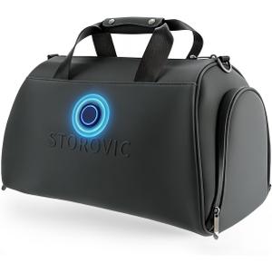 Tech-Driven Deodorizing Gym Bag for Men & Women, 32L Large Capacity Sports Duffel with Cold Plasma Odor Eliminator, Shoe Compartment, and Wet Pocket - Waterproof Travel Overnight Bag