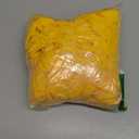 IyMoo Plus Size Suits for Women Business Open Front Long Sleeve Blazer Elastic Waist Solid Straight Leg Pant Set Suits (3X-Large Plus, Yellow)