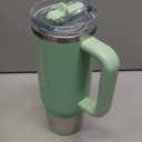 STANLEY Quencher ProTour Flip Straw Tumbler with Leakproof Lid | Built-In Straw & Handle | Cupholder Compatible for Travel | Insulated Stainless Steel Cup | BPA-Free (30 Ounces, Pistachio)