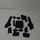 LUWU for 2024 Santa Cruz Accessories - for 2022 2023 2024 Hyundai Santa Cruz Door Slot Mats Cup Holder Insert Coaster Center Console Liners Mats Blue Trim - 13 PCS/Sets
