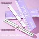 GAQQI Lash Bond and Seal + Remover 3 in 1 Set, 10ml Lash Cluster Glue Waterproof for Eyelash Clusters, 5ml Eyelash Remover Gentle Formula, Strong Hold for 72H+