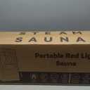 KASUE Portable Infrared Sauna, Steam Sauna with XL Steamer, 5-Layer Waterproof & Heat Insulation for Relaxation, Detoxification, Muscle Pain Relief Indoor & Outdoor(Obsidian Black)