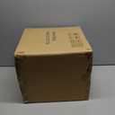Showgeous 50 Pack Clear Plastic Charger Plates,Gold Rim,13 Inch Round