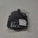 SweatyRocks Women's High Waist Split Thigh Cover Up Skirt Sheer Beach Long Skirt Swimwear (Large, Black)