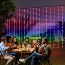 ZAIYW WiFi Smart Curtain Lights Work with Alexa, 20x10Ft 600 LED RGB Color Changing Curtain Lights with APP Control Music Sync, Fairy Curtain Light Plug in for Christmas Wedding Outdoor Decor