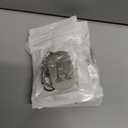 10 x A-Z Stainless Steel Letter Keychain - Alphabet Initial Key Ring for Men Women, Purse or Car Charm