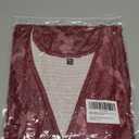 RWJ Women's Plus Size Wedding Guest Dress 2026 Floral Lace Wrap V Neck Sleeveless Formal Cocktail Party Maxi Dresses (Burgundy, Large)