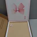 Trendy Pink Bows Canvas Wall Art Set of 3, Vintage Preppy Cherry Posters Prints, Pink Girly Room Aesthetic Wall Decor Painting for College Apartment Living Room Bedroom 12x16 In Framed