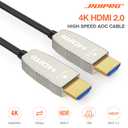 RUIPRO 4K HDMI Fiber Optic Cable 33FT 18Gbps 4K@60Hz ARC HDR10 Ultra Slim Flexible HDMI 2.0b Cable