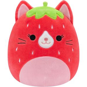 Squishmallows Original 8-Inch Olma Strawberry Cat - Official Jazwares Plush