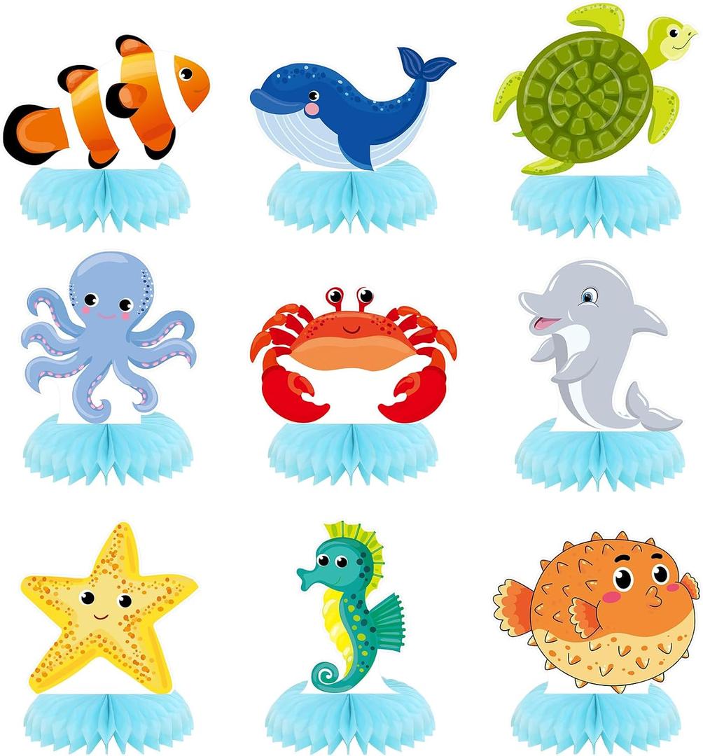 Under the Sea Centerpieces for Tables Ocean Sea Animals Party Decor