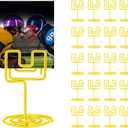 24 Pcs Football Centerpieces for Table Football Goal Post Decoration 1.97 Inch Picture Holder Party Table Number Holders Picture Display Stands for Sports Themed Birthday Party Supplies