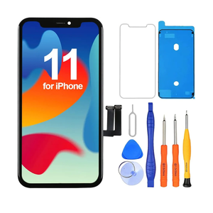 Ayake Screen Replacement for iPhone 11, 6.1-inch LCD Display Full HD and Touch Digitizer Assembly True Tone Programmable Face ID Remains with Tool Kits, for Model A2111, A2223, A2221