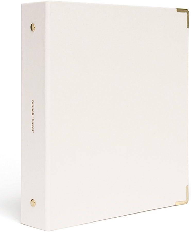 russell+hazel Pearl Bookcloth Mini 3 Ring Binder