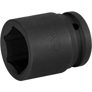 Jetech 3/4 Inch Drive 32mm Standard Impact Socket, Made with Chrome Molybdenum Alloy Steel, Heat Treated, 6-Point Design, Metric