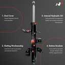 A-Premium Front Pair (2) Strut Assembly Compatible with Jeep KL Series Cherokee 2019 2020 2021 2022, FWD, Driver and Passenger Side, Replace# 68373949AD, 68373953AD
