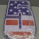 5 Pack Patriotic Pool Floating Letters, 250th Anniversary Foam Float Board, 19.7 x 11.8"