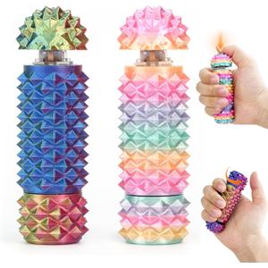 2 x Easter Basket Stuffers for Teens Toddler 2 Packs Little Ouchies Pain Fidget, Spiky Fidget Keychain Stress Relief Focus Toy for Adults, Easter Gifts for Friends