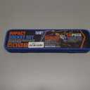 14 Piece 1/2-Inch Drive Impact Socket Set, 10-24mm Deep Sockets, 6 Point Metric Sockets for Automotive Repair, Equipment Maintenance