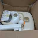 Baby Bath with Shower Stand Support - Adjustable Toddler Shower Tower with Anti-Pinch & Anti-Slip Design, Baby Bathtub Stand for Infants 6-36 Months, Ideal Gift for NewbornsKhaki