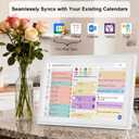 Digital Calendar 10.1 Inch Wall Plan Touch Screen WiFi picture esay to use