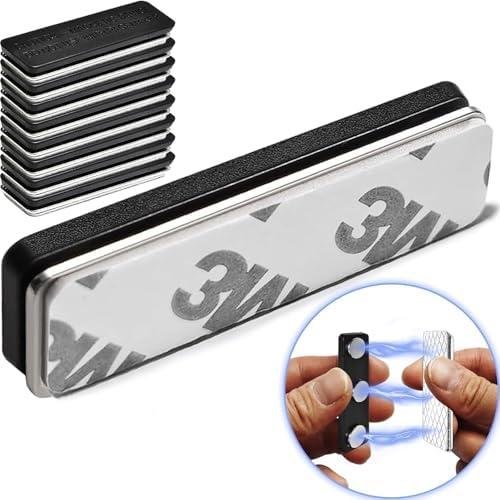 Curtain Magnets Closure with Adhesive for Blackout Curtains, Magnetic Curtain Clips to Hold Curtains Closed（24 Pair）