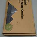 KeaBabies Baby Wrap Carrier - All in 1 Original Baby Carrier Newborn to Toddler Sling, Easy to Wear, Hands Free Bonding, Lightweight, Breathable Infant Wraps (Mystic Gray) (One Size (Pack of 1))