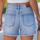 luvamia Jean Shorts for Women Summer High Waisted Stretchy Denim Shorts Casual Ripped Cut Off Jorts Country Concert Outfit Size 2XL