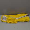 Lukovee Dog Raincoat, Adjustable Dog Rain Jacket with Clear Hooded Double Layer for Dogs Puppies, Waterproof Rain Coat Poncho with Reflective Storage Pocket & Rim (Yellow, S)