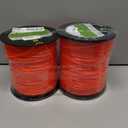 2 x 095 Inch Trimmer Line, 0.095" Weed Wacker Eater String, Commercial Grade Square Nylon String Trimmer Line Replacement for String Trimmer Weed Trimmer .095"-1270ft-5lb-Spool