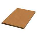 BOX USA Shipping Cardboard Sheets 20"L x 12"W,  | Corrugated Sheets for Packing, Moving and Storage Supplies,kraft