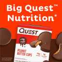 Quest Nutrition Peanut Butter Cups, 11g Protein, 1g Sugar, Low Carb, Gluten Free, Keto Friendly, 12 Count