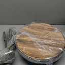 12.8" Carbon Steel Wok-11Pcs Woks & Stir Fry Pans Wok Pan with Lid, No Chemical Coated Chinese Woks with 10 Cookware Accessories, Flat Bottom Wok for Electric, Induction, Gas Stoves