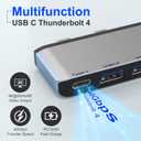Surface Pro 12 Docking Station, USB Hub and Adapter with 4K HDMI, USB-C Thunderbolt 4 (Display+Data+100W PD), 2 USB 3.0, 3.5mm Audio, SD/TF Card Slot for Surface Pro 12 inch 2025