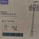 Opaxis Lighting - Three Head Outdoor Post Light