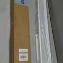 LazBlinds Cordless Cellular Shades, No Tools No Drill Blackout Honeycomb Shades Pleated Blinds for Windows, 33" W x 64" H, Silver White