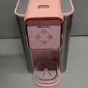 Mecity Pink Coffee Maker 3-in-1 Single Serve Coffee Machine, For Flat Bottom Coffee Capsule, Ground Coffee, 6 to 10 Ounce Cup, Removable 50 Oz Water Reservoir, 120V 1150W