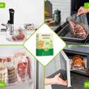 Bonsenkitchen Vacuum Sealer Bags, 20 Gallon 11" x 16"+ 80 Quart 8" x 12"+ 50 Pint 6" x 10", Commercial Grade, BPA Free, Food Sealer Bags for Vac Storage, Meal Prep or Sous Vide Cooking, VB15