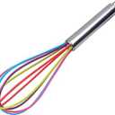 Jacent Grave Silicone Rainbow Whisk Set and Ergo Crochet Hook Set J5.75 mm K6.5 mm L8mm N10 mm