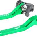 Motorcycle Billet Foldable Brake Clutch Lever Handle CNC Aluminum Pivot for KX65 2000-2022 KX85 2001-2022 KX100 2001-2021 KX125 2000-2005 KX250 2000-2004 KX500 2004 Dirt Pit Bike Motorbike