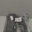 HapiRm 4 Tier Over the Door Shower Caddy, Hanging Shower Caddy with 22 Hooks and 2 Toothbrush Holders, No Drilling Adjustable Hanging Bathroom Organizer  Black