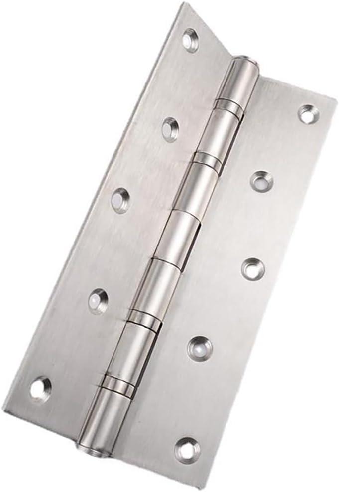 Heavy Duty Door Hinges Stainless Steel Ball Bearing Hinges 8 Inch Door Hinge for Interior & Exterior Doors Square Corners,Heavy Duty Wood Door with Mounting Hardware 2 Pack (White, 8 Inch)