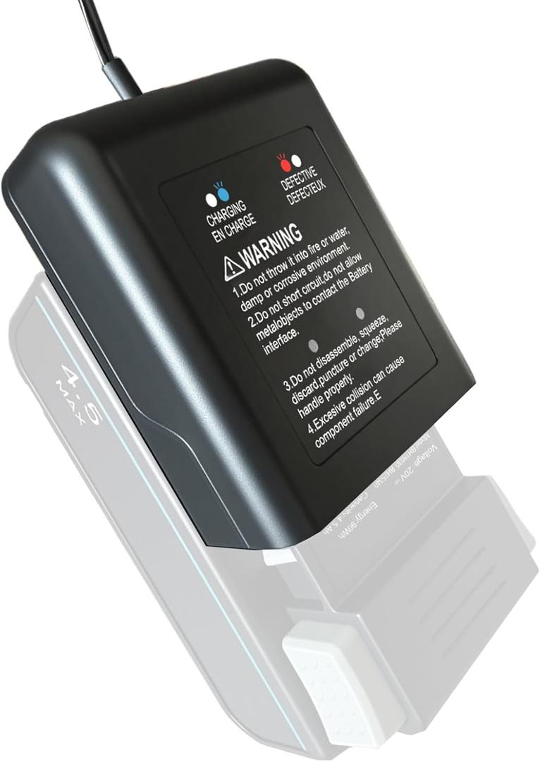 Charger for All Hoover ONEPWR Lithium Ion Battery with LED Flashing Indicator Lights,Suitable for Model BH15030 BH25030 BH25040 BH15260PC Series Battery