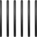 GeilSpace 6 Pack 1/2"  14" Pre-Cut Black Metal Pipe, Industrial Steel Fits Standard Half Inch Black Threaded Pipes and Fittings - Vintage DIY Industrial Shelving (1/2"  14")