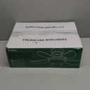 32 Inch Modern Ceiling Fans with Lights, Small Flush Mount Ceiling Fan with Light and Remote/APP Control, 5 Reversible 6 Speeds Curved Blades, 3 CCT Dimmable Lights for Bedroom, Black