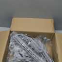 HOUSE DAY Grey Plastic Hangers 50 Pack, Slim Space Saving, Non Slip Hangers with Rubber Pads, Sturdy Heavy Duty Coat Hanger for Closet, S-Shaped Clothes Hanger for Shirt, Suit, Pant, Skirt (Light Grey + Dark Grey)