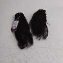Urbeauty Kinky Curly Clip In Hair Extensions - 18 Inch, Human Hair, Clip Ins for Black Women, Short Curly African American Remy