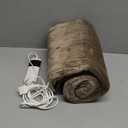 Electric Blanket Heated Throw, Soft Flannel 50"x60" Heating Blanket with 8 Hours Auto Off 10 Fast Heating Levels Machine Washable Sherpa Heated Blanket with Overheating Protection